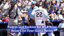 The Padres And Rockies Set Records