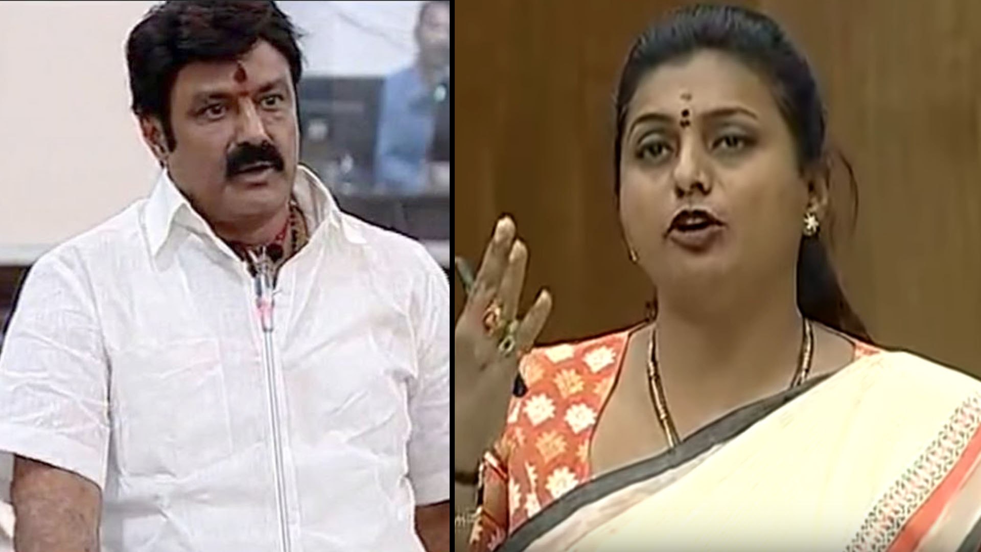 Roja And Balakrishna Became Center Of Attraction In Assembly || Filmibeat  Telugu - video Dailymotion