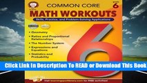 Online Common Core Math Workouts, Grade 6  For Kindle