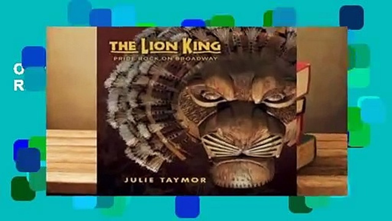 Online The Lion King: Pride Rock on Broadway  For Kindle