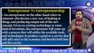 Dr. Amit Kumar || Entrepreneur VS Entrepreneurship || TIAS || TECNIA TV