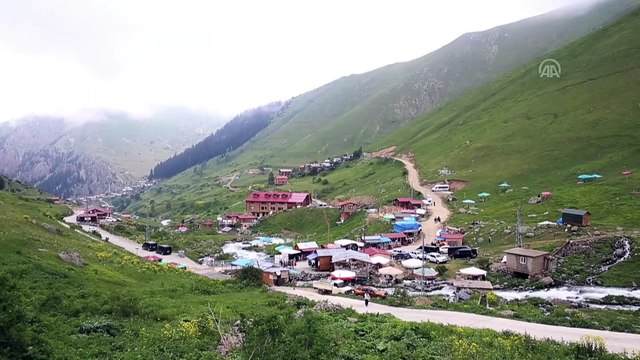 Demirkapı Yaylası'nda dört mevsim bir arada - TRABZON