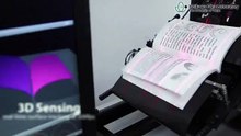 تحويل الكتاب الورقي إلى كتاب إلكتروني في دقائق معدودة. يقوم الجهاز بمسح 250 ورقة في الدقيقة وبجودة عالية جدا ويستخدم تقنية ذكية في تمييز