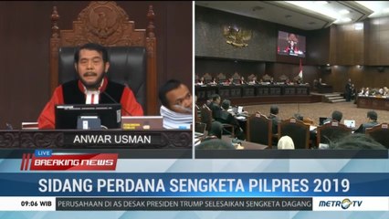 Скачать видео: Sidang Perdana Sengketa Pilpres 2019 (1)