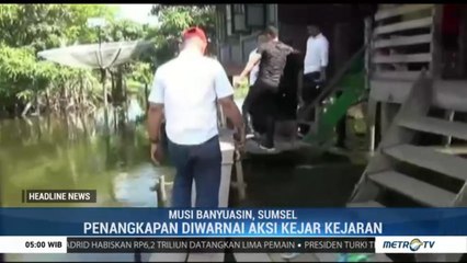 Penangkapan Bandar Narkoba di Muba Diwarnai Aksi Kejar-kejaran