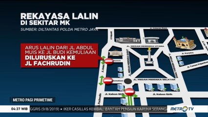 Perhatikan Rekayasa Lalin di Sekitar MK Hari Ini