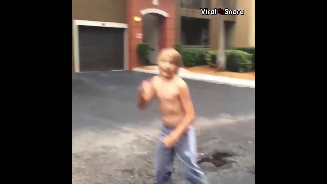 This White Kid Outta Control!