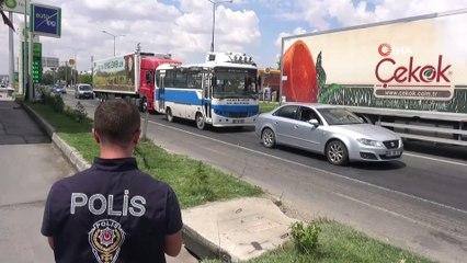 Yüzlerce metre ötedeki trafik kural ihlalleri drone ile tespit ediliyor