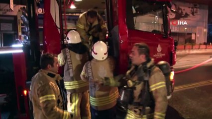 Yavru kediyi alevlerin arasından itfaiye ekipleri kurtardı