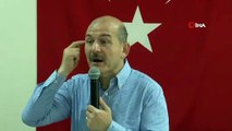 Bakan Soylu: 'Bugün İstanbul'da seçim kazanmak için dün 'Sizin Allah'ınız' deyip, hepimize hakaret edip; şehidimize, milletimize, ne kadar kutsalımız varsa hakaret edip bugün 3 tane oy alabilmek için Kılıçdaroğlu ile İmamoğlu'nun yanında