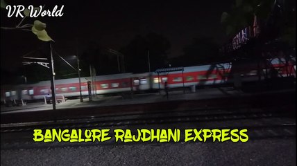 King of Indian Railway - NZM- Bangalore Rajdhani Slowly Pass OKHLA STATION