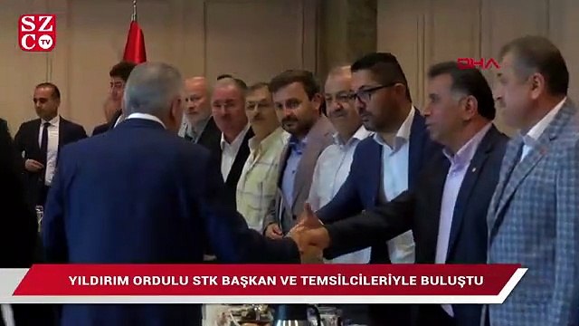 Binali Yıldırım, Ordulu STK Başkan ve temsilcileriyle buluştu