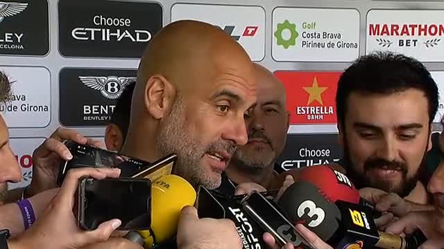 Guardiola sobre Hazard: Es muy, muy bueno, de los mejores jugadores que he visto