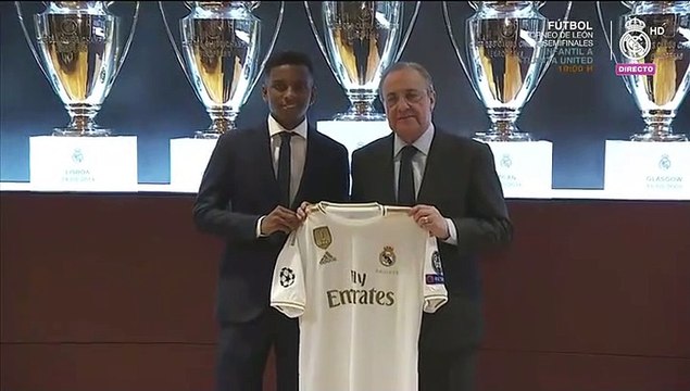 Rodrygo Goes se estrena como jugador del Real Madrid