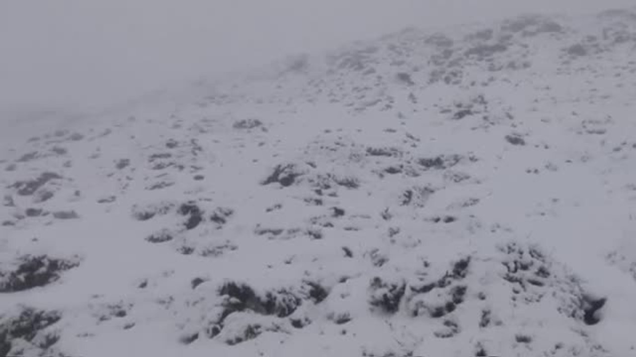 ¡Nieve en junio!