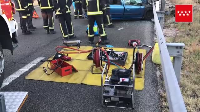 Un joven de 20 años muere en un choque múltiple causado por un jabalí en Madrid