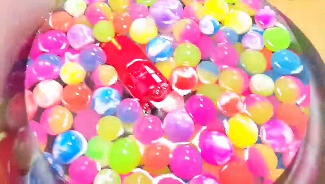 Learn Colors with Thomas Chuggington Tayo Cars Tays Fun Water Jelly Balls For Kids BooBoo Toys