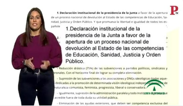 ¿Cuántas de las medidas de Vox para Andalucía ha aceptado el PP para conseguir formar gobierno?