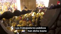Los trabajadores públicos de Catalunya dicen basta