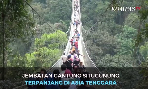 Jembatan Gantung Situgunung Terpanjang Di Asia Tenggara