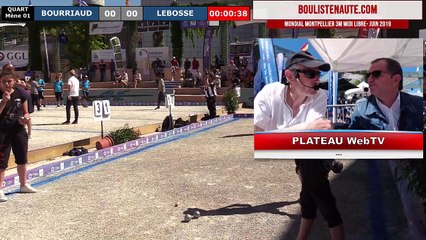 Mondial à pétanque féminin de Montpellier 3M Midi Libre : Quart RODRIGUEZ vs DURAND