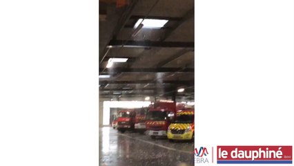 Romans-sur-Isère : Il a aussi grêlé dans la caserne des pompiers !