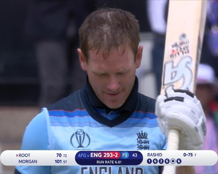 Record-breaking Morgan reaches century with a six