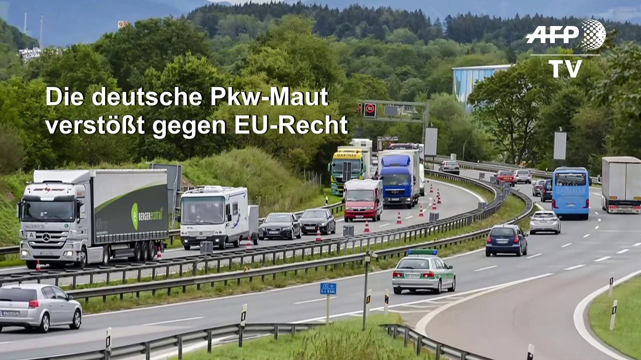 Europäischer Gerichtshof kippt deutsche Pkw-Maut