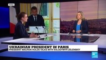 Ukrainian president in Paris : president Macron holds talks with Zelenskiy