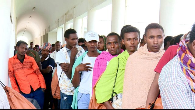 Ethiopian migrants rescued from Yemen