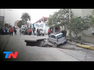 Abrieron la puerta de su casa... ¡y se encontraron con un cráter!