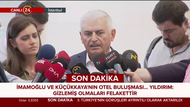 Cumhur İttifakı İBB Başkan adayı Binali Yıldırım açıklama yapıyor