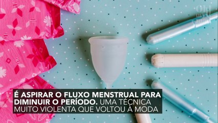 Extração menstrual, essa técnica é perigosa