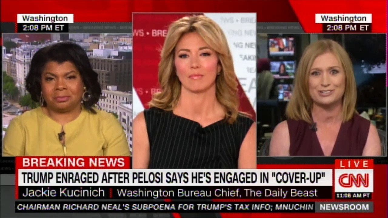 Pelosi- Trump obstruction, cover-up -Could be an impeachable offense-. #BrookeBaldwin @JFKucinich