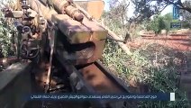 الفصائل تستهدف بالمدافع والدبابات مواقع ميليشيا أسد شمالي حماة (فيديو)