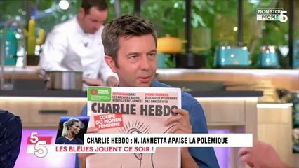 Une de Charlie Hebdo : Charlotte Namura d'accord avec Nathalie Iannetta (Exclu Vidéo)