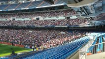 La presentación de Hazard llena las gradas del Bernabéu