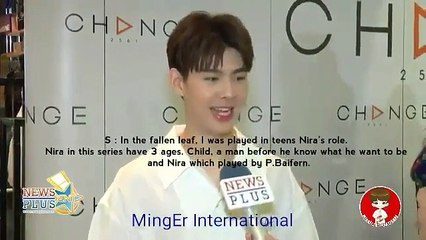 [ Eng Sub ] - Saint Interview with NewsPlus about the series -fallen leaf- . -  #ใบไม้ที่ปลิดปลิว
