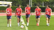 Entrenamiento de la Selección Femenina de Fútbol