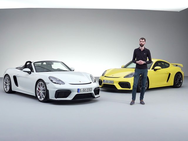 Présentation des Porsche 718 Cayman GT4 et 718...