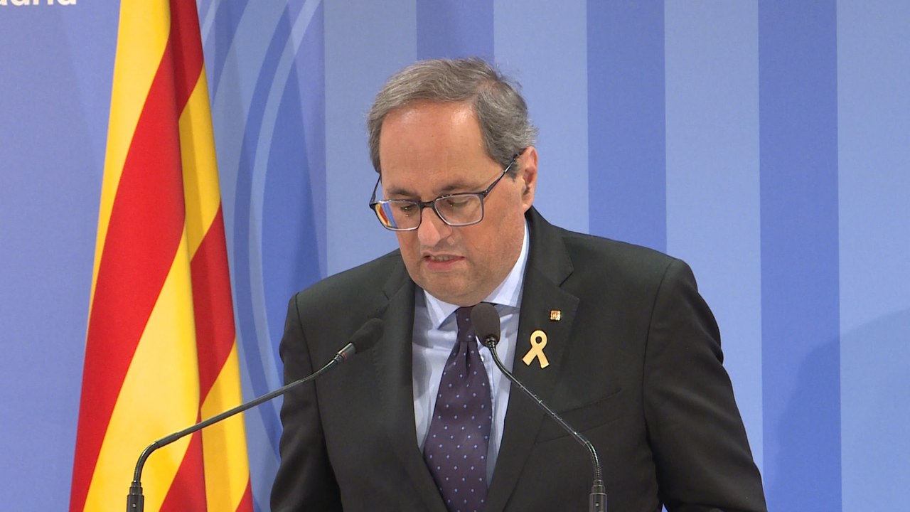Torra: "España está violando las leyes internacionales"