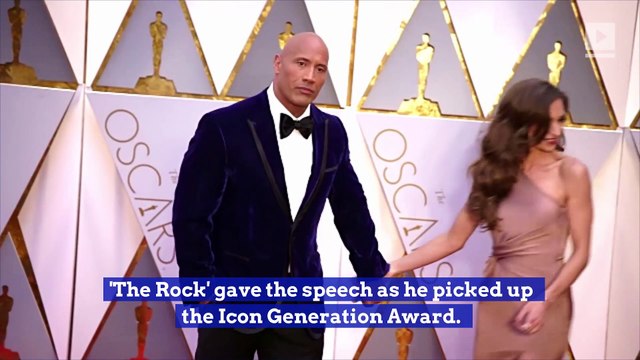 Dwayne Johnson Delivers Inspiring Speech at MTV Movie & TV Awards