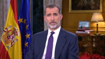 Rey llama a asegurar la convivencia, que "siempre es frágil"