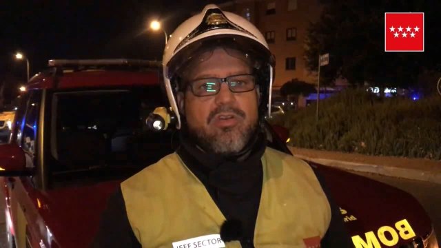 Bomberos intervienen en atropello en Alcalá de Henares