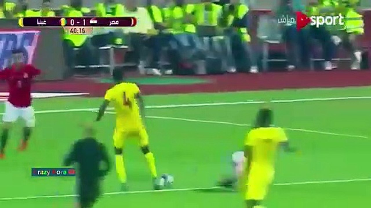 ملخص مباراة مصر وغينيا 3-1تألق محمد صلاح - مباراة(360P)