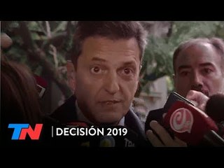 "Mi candidatura a Presidente puede esperar": Massa se bajó | #Decisión2019