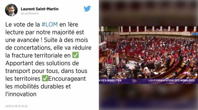 Transports. Le projet de loi sur les mobilités adopté en première lecture à l’Assemblée