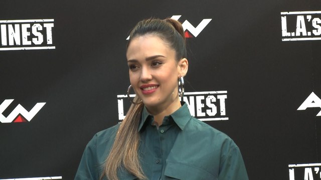 Jessica Alba, de turismo por Madrid mientras promociona su nueva serie