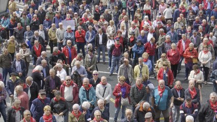 Pensionistas vascos pedirán en Madrid respuesta a sus demandas