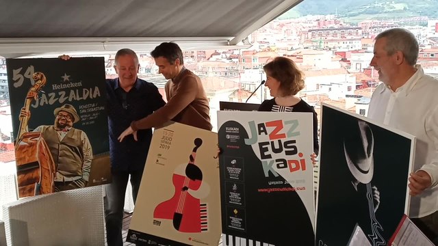Presentación de los tres festivales de jazz vascos